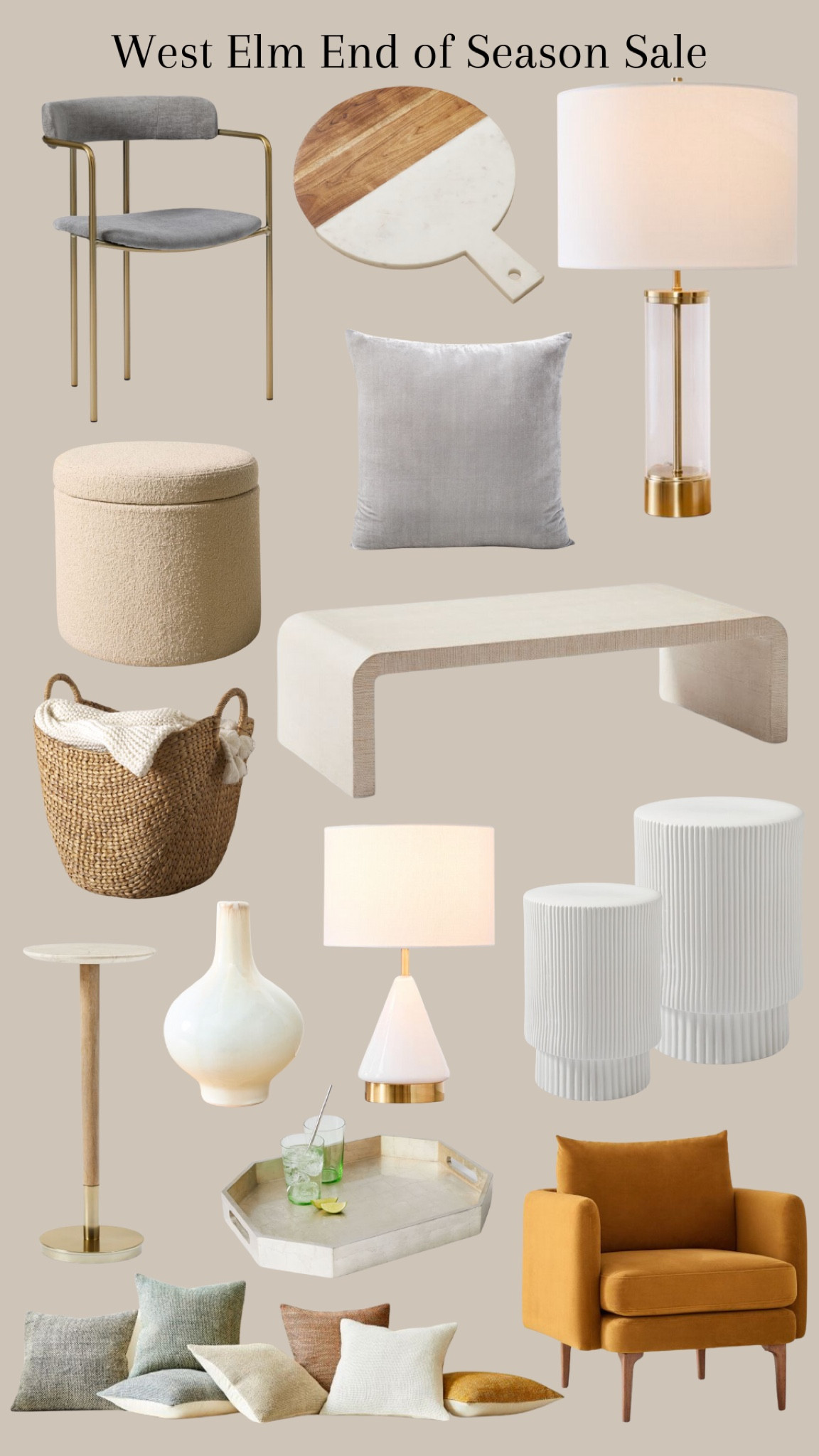 West Elm End of Season Sale #westelm #sale #furniture #lighting #tablelamp #homesale #interiordesign #interiordecor #homedecor #homedesign #homedecorfinds #moodboard

#LTKsalealert #LTKhome #LTKstyletip