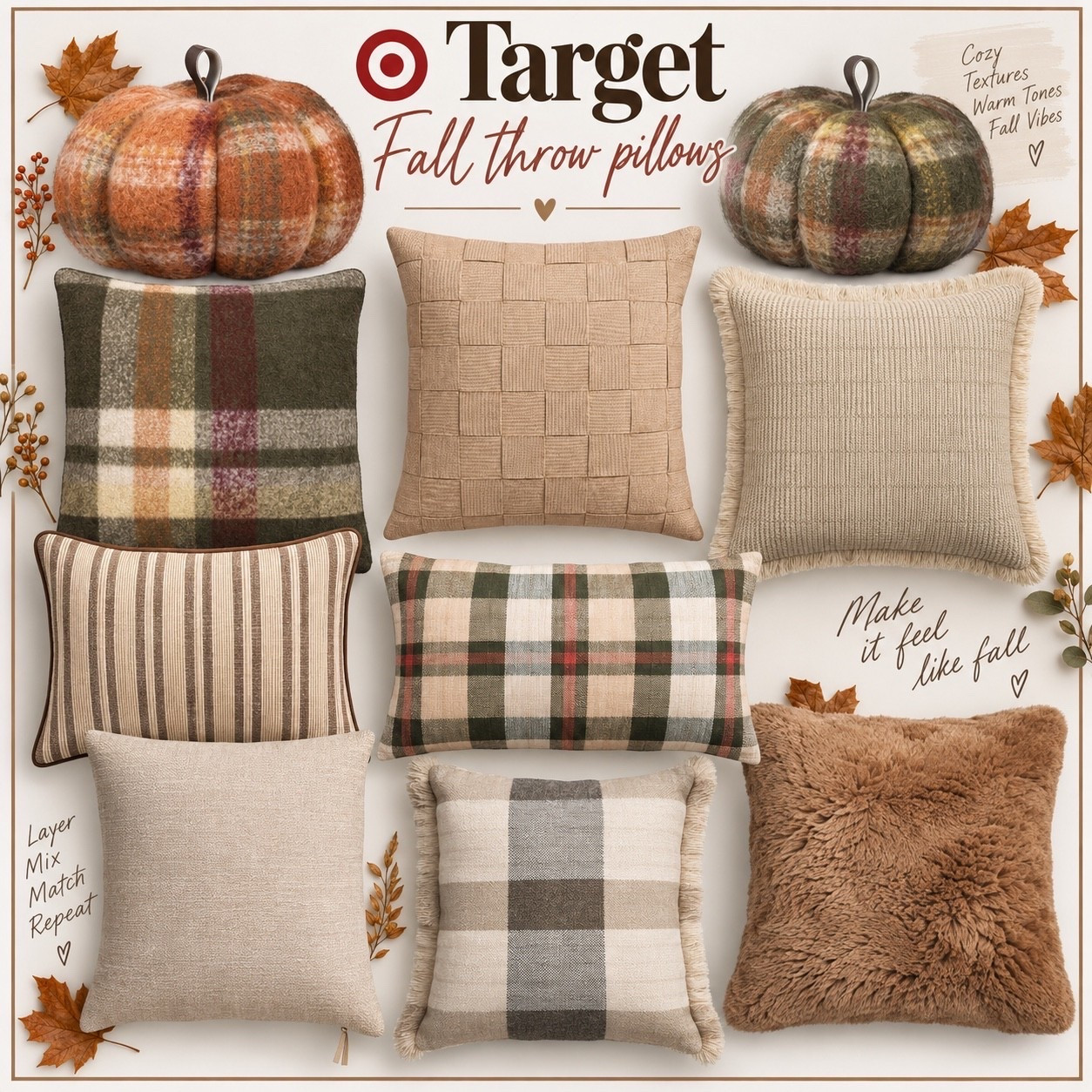 Target Fall throw pillows!

#LTKSeasonal #LTKSaleAlert #LTKHome
