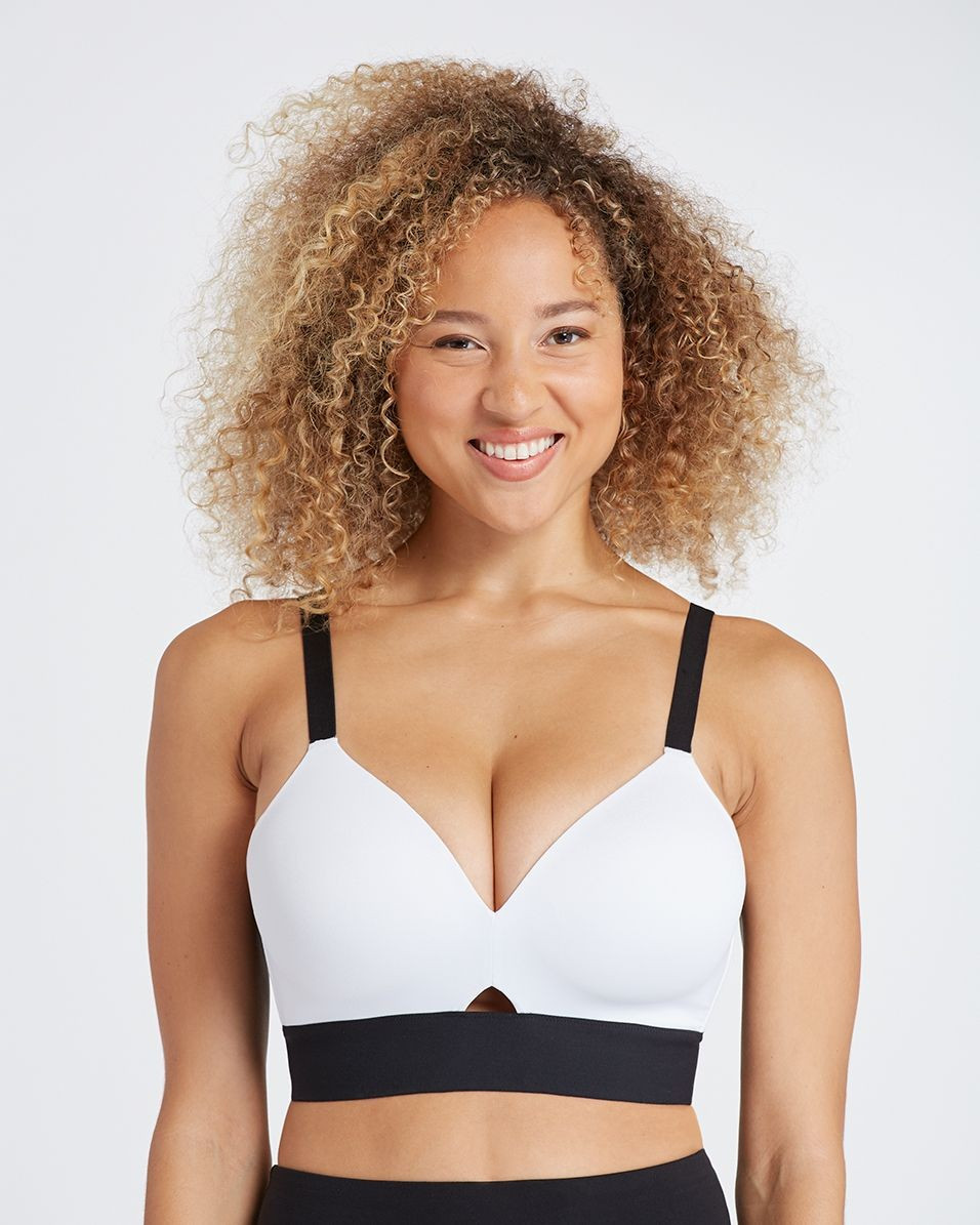 Mesh Panel Medium Impact Sports Bra | Spanx