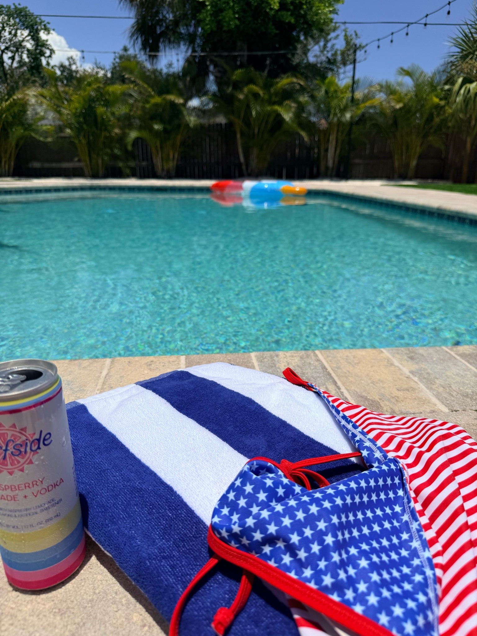 Poolside for the Fourth 

Pool gear, swimsuits, beach towels

#LTKdayinmylife #LTKSwim #LTKTravel