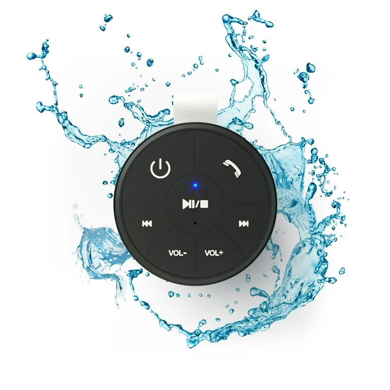 Atomi Portable Water Resistant Black Bluetooth Speaker | Walmart (US)
