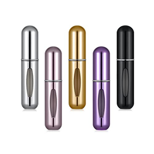 Perfume Travel Refillable Mini Perfume Travel Bottles Portable Spray Atomizer Accessories 5 sets ... | Amazon (US)