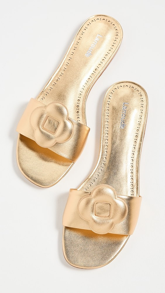 Larroudé Flora Flat Sandals | Shopbop | Shopbop