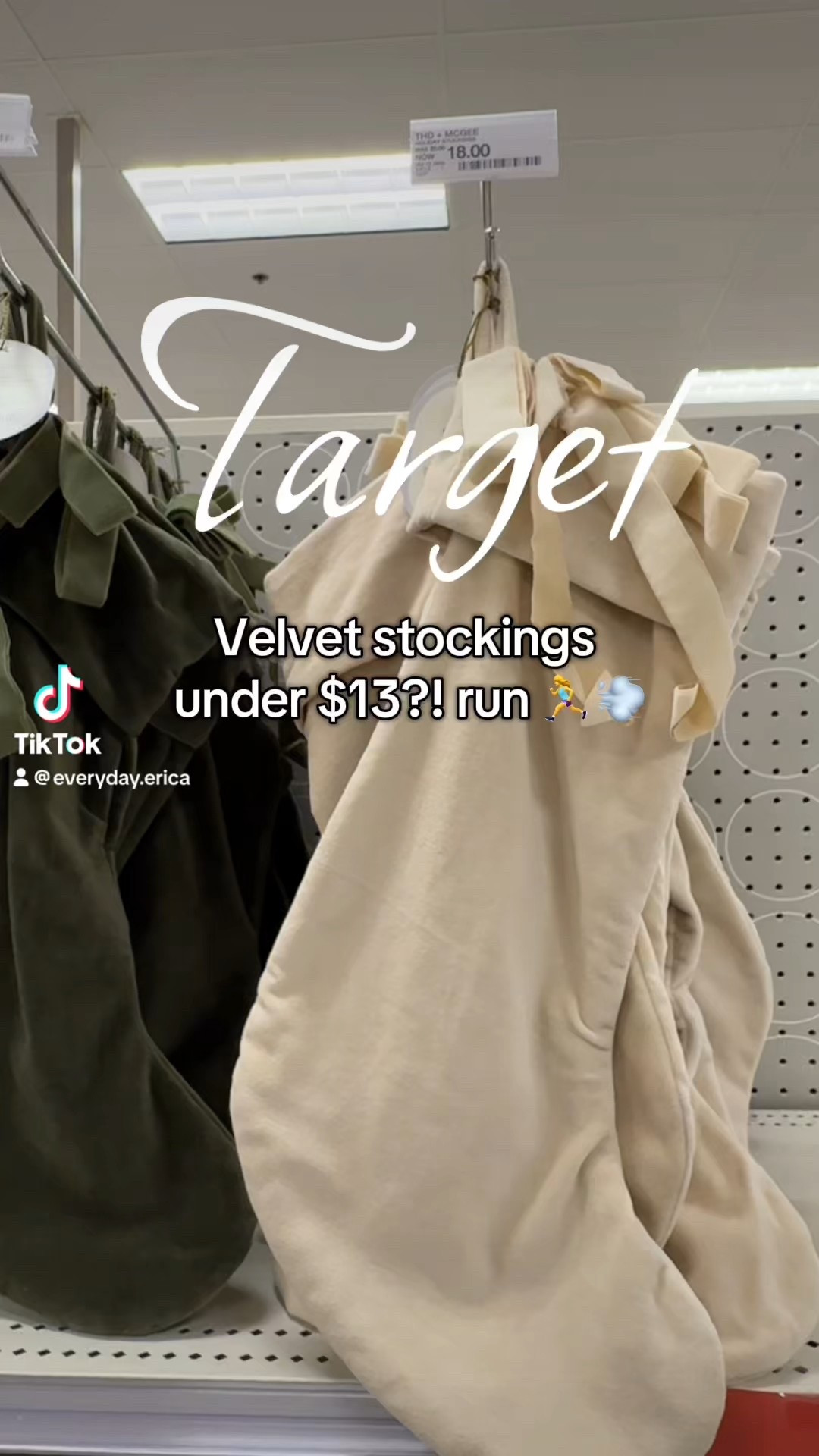 These Threshold x Studio McGee velvet stockings from Target are on sale for under $13! 🎄✨
They look designer but are totally budget-friendly — linked on my LTK 🔗

#targetfinds #ltkhome #holidaydecor #velvetstockings #budgetfriendlyfinds

#LTKHoliday #LTKGiftGuide #LTKCyberWeek