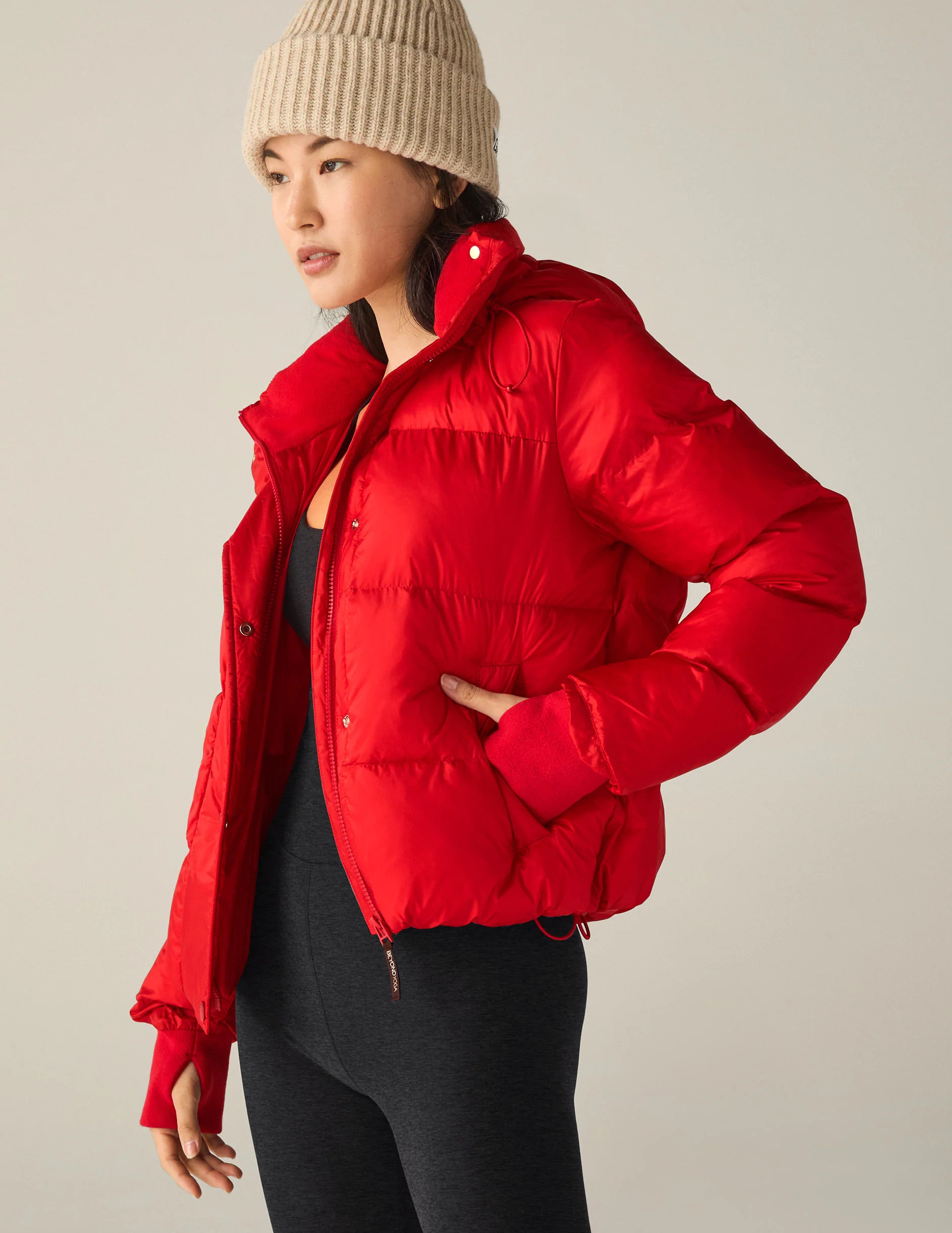 Big Cozy Hooded Puffer Jacket | Beyond Yoga | Beyond Yoga