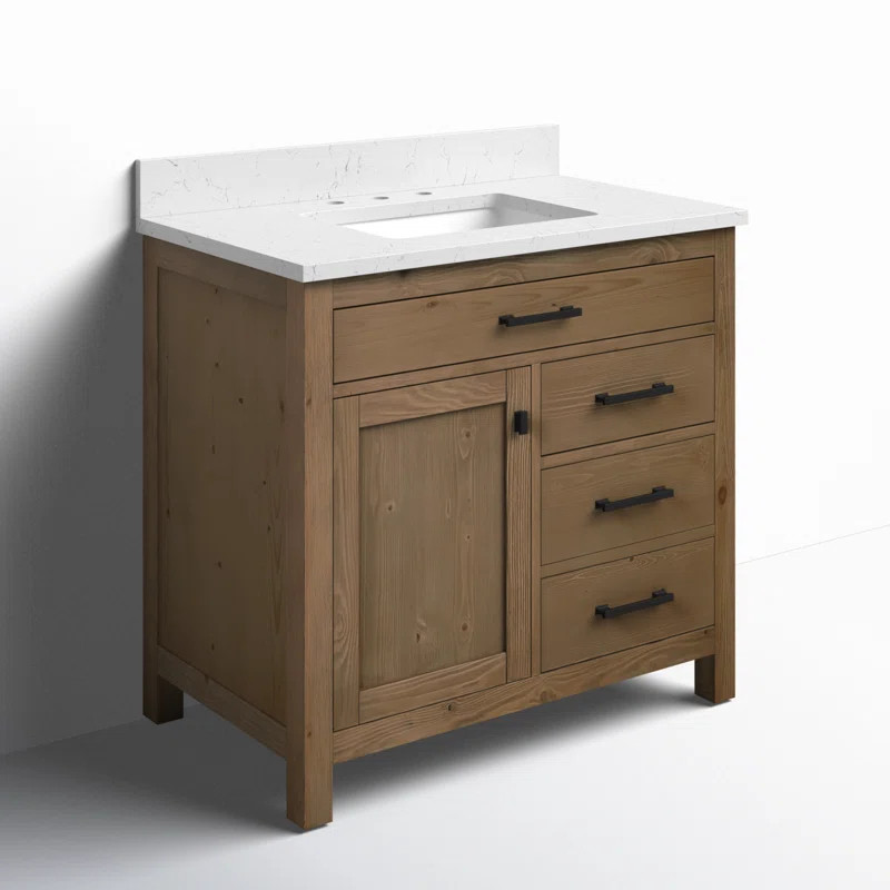 36'' Single Bathroom Vanity with Top | Wayfair North America