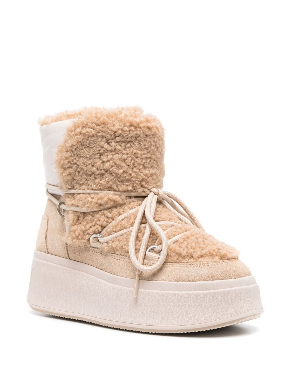Ash Moboo Curly Fleece Snow Boots - Farfetch | Farfetch Global