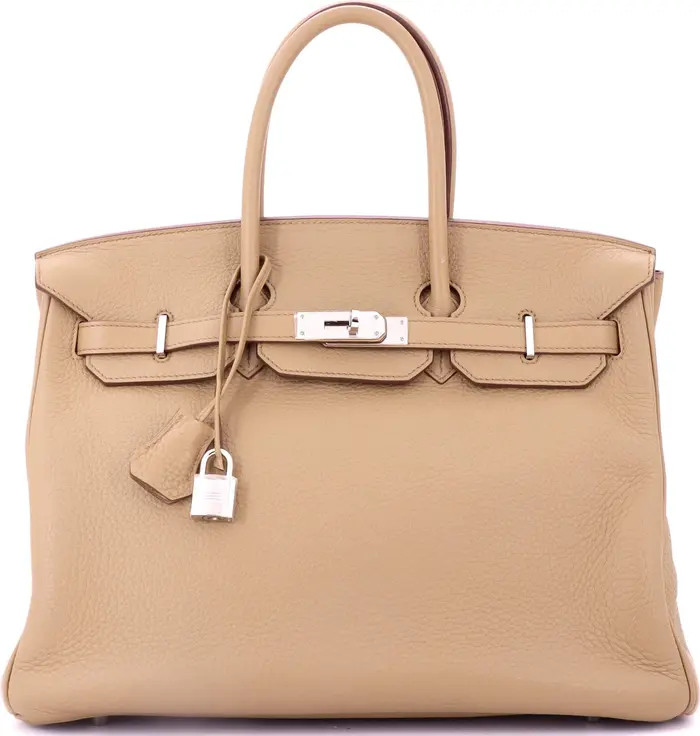 Pre-Owned Hermes Birkin Handbag Light Togo with Palladium Hardware 35 | Nordstrom | Nordstrom