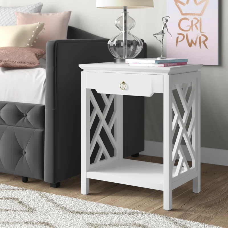 Adam 28'' Tall 1 Drawer Nightstand | Wayfair North America