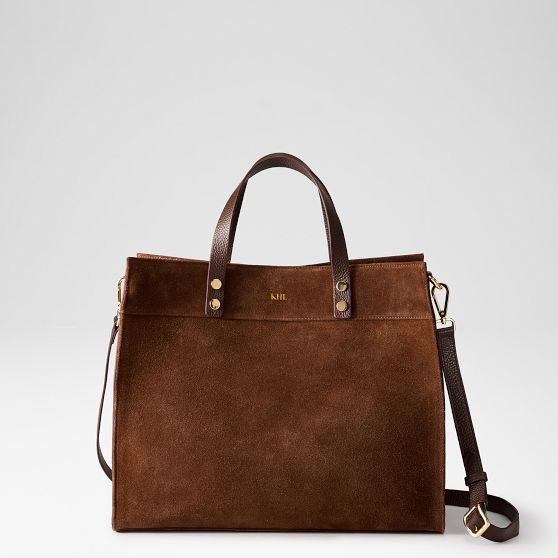 Essential Suede Tote | Mark and Graham