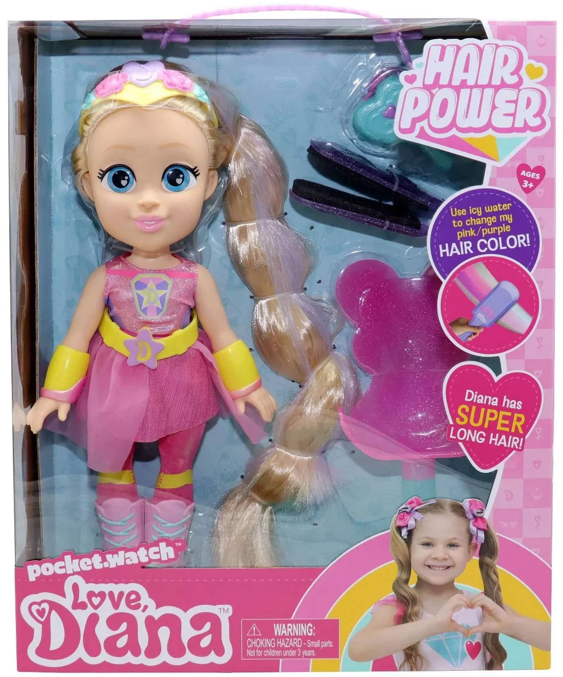 Love, Diana Hair Power Doll Set | Walmart (US)