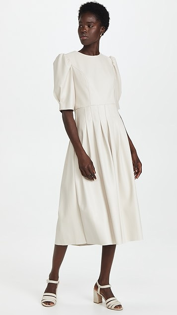 Faux Leather Midi Dress | Shopbop