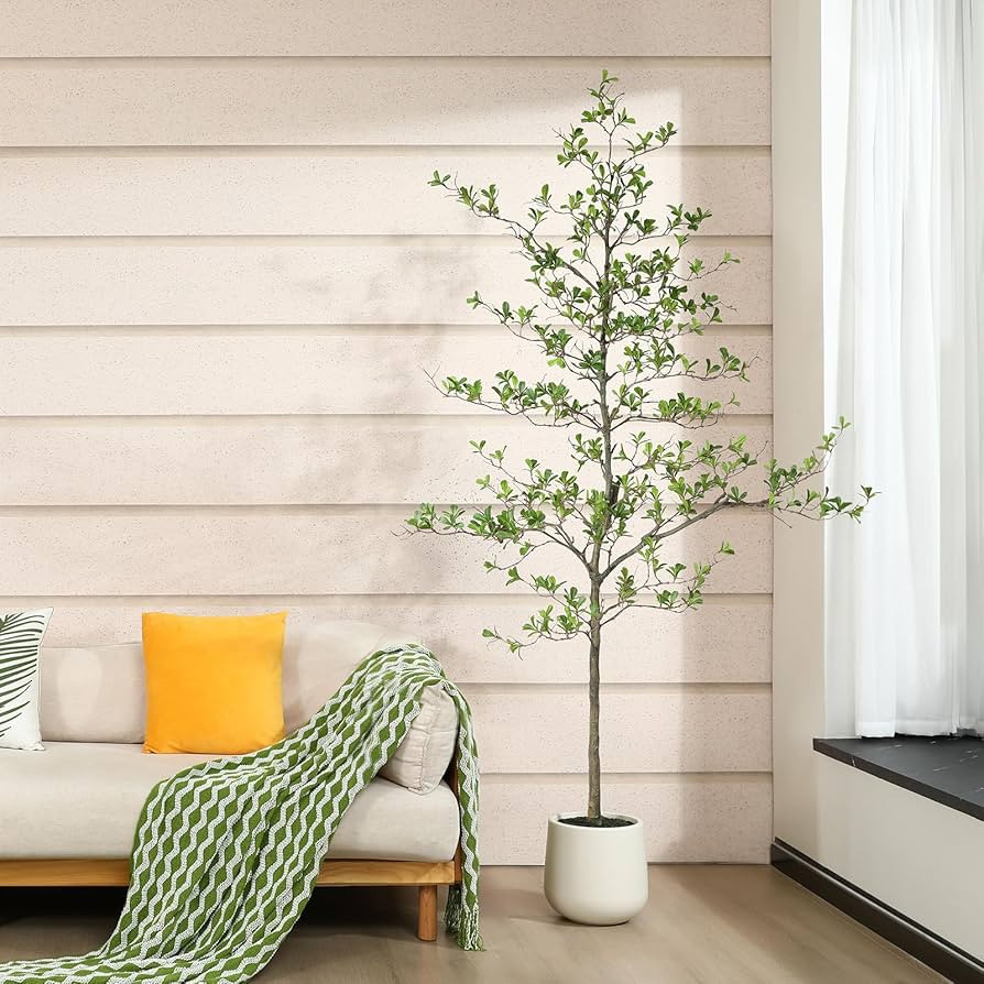 Faux Black Olive Tree, 7FT Lifelike Shady Lady Tree with Realistic Greenery, Artificial Olive Tre... | Amazon (US)