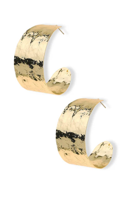 So Golden Hoop Earrings | The Willow Tree