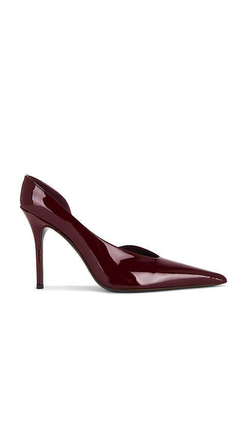 GIA BORGHINI Barbara Heel in Burgundy. Size 38.5 | Revolve Clothing (Global)