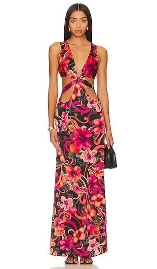 Vega Maxi Dress in Hibiscus Pink | Revolve Clothing (Global)