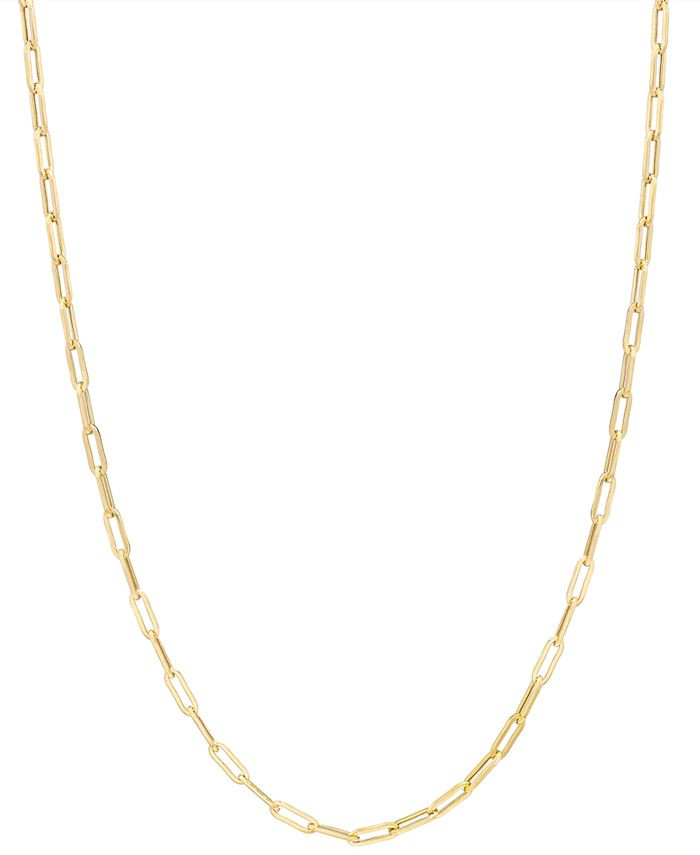 Macy's
        
      

    
        Paperclip Link 16" Chain Necklace in 14k Gold | Macys (US)