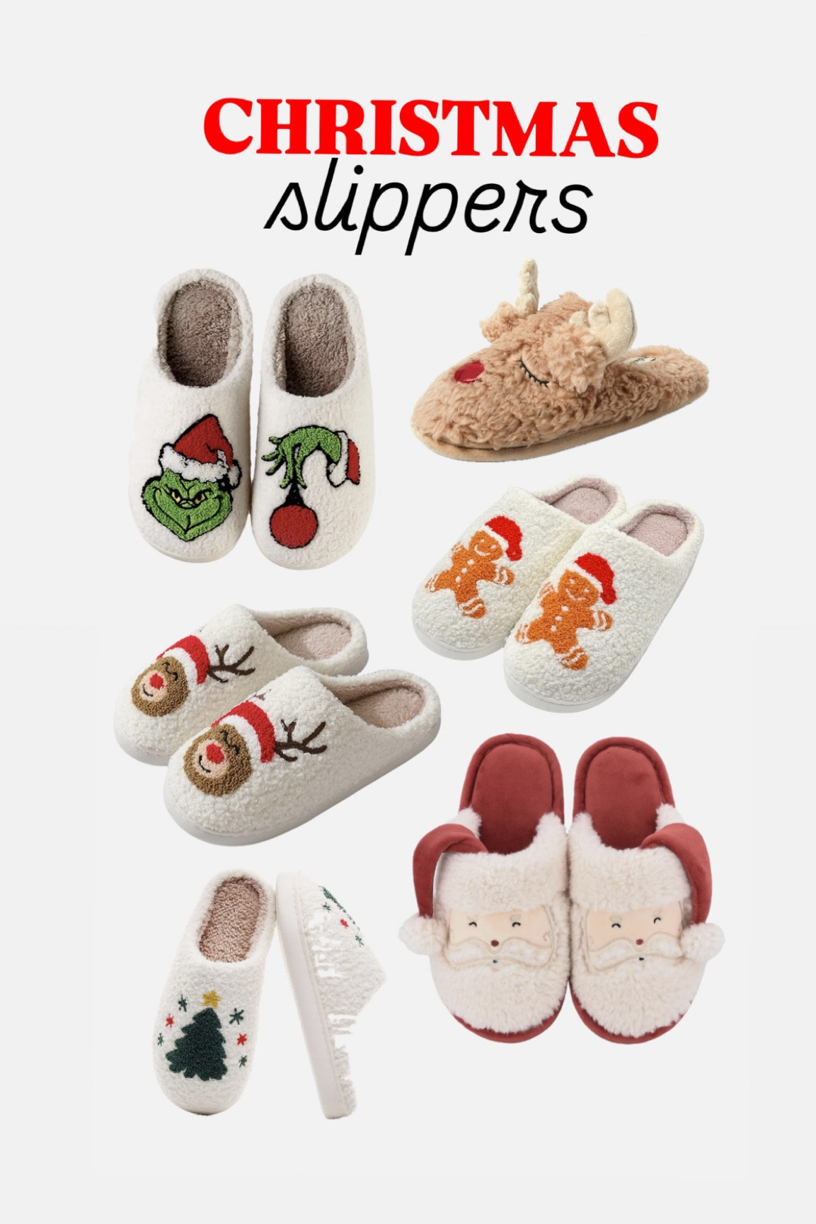 Christmas / holiday slippers

#LTKSeasonal #LTKHoliday #LTKFindsUnder50