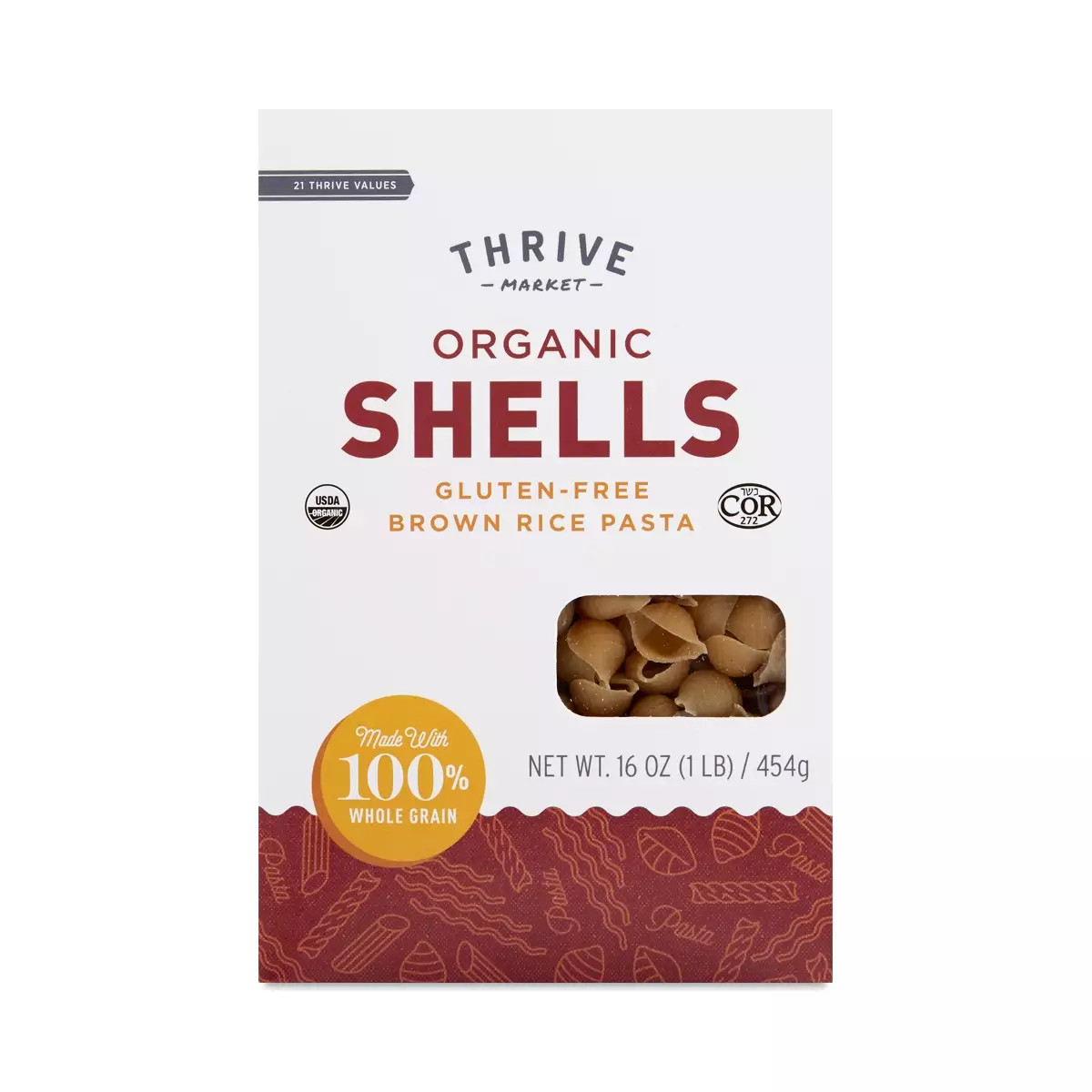 Organic Brown Rice Shells | Thrive Market