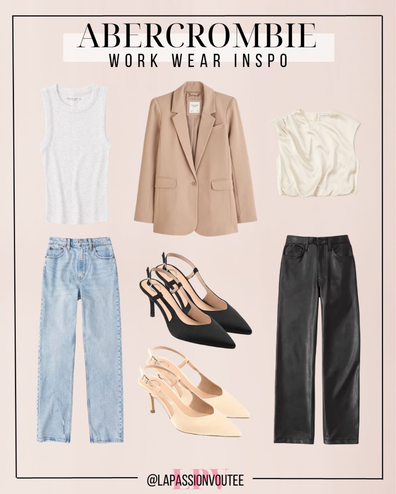 Abercrombie, jeans, denim jeans, straight jeans, pants, black pants, straight pants, top, tank top, sleeveless top, blazer, boyfriend blazer, heels, pointed toe heels
#workoutfit #workoutfitinspo #workoutfitinspiration #officewear #officeoutfit

#LTKFind #LTKworkwear #LTKSale