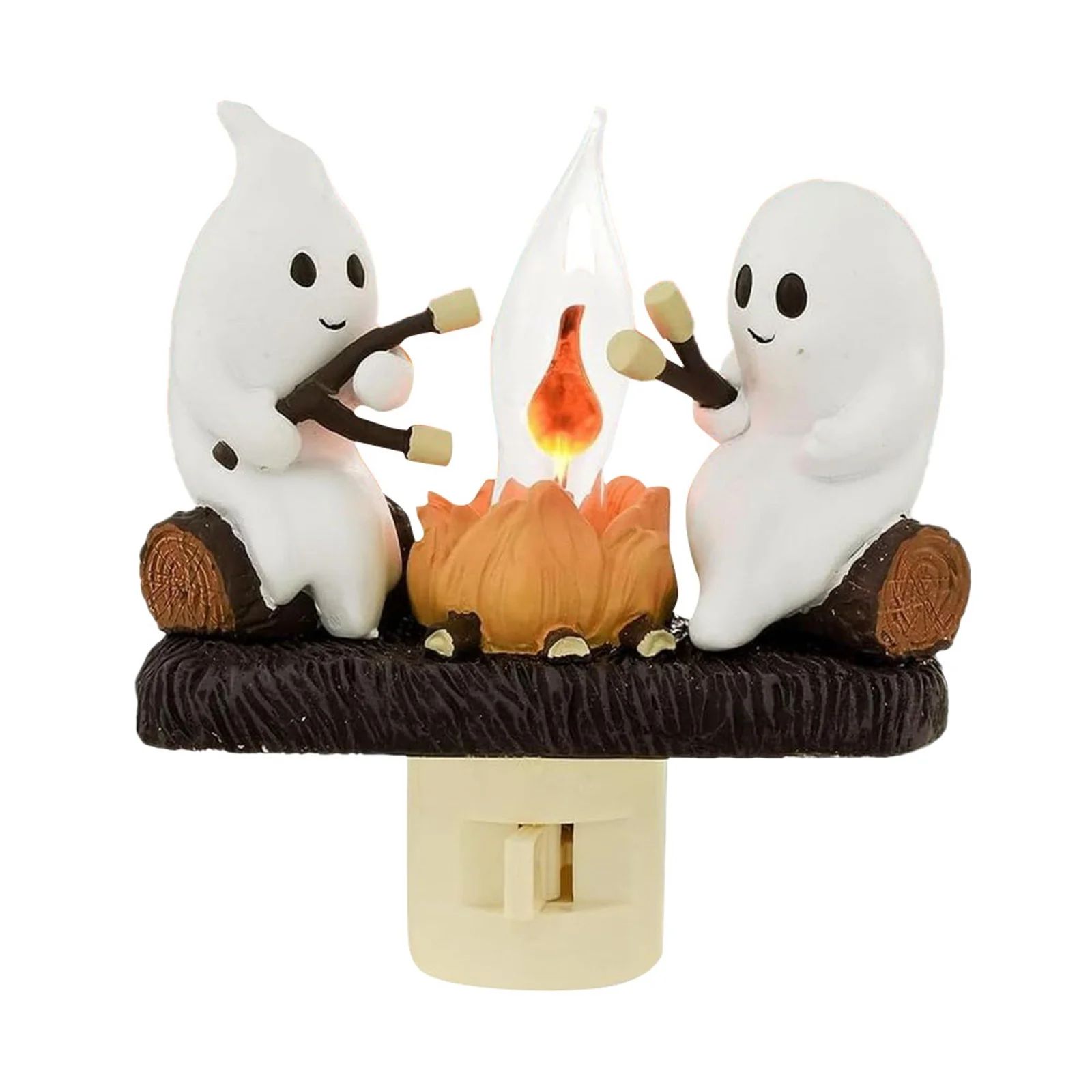 2024 Ghost Campfire Flickering Nightlight Spooky Ghost Fake Camp Fire Flameless Candle Cute Night... | Walmart (US)