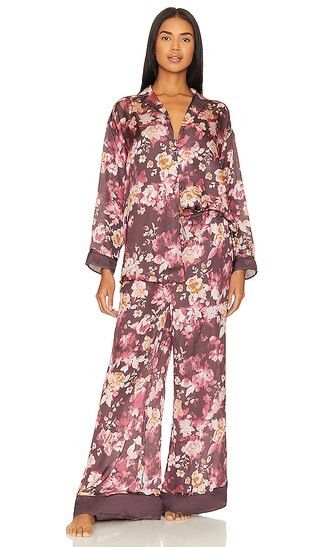 Free People x Intimately FP Dreamy Days Pajama Set In Misty Combo | Revolve Clothing (Global)