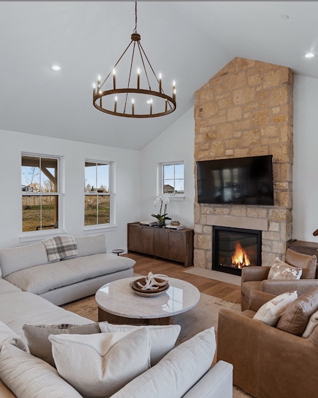 family mountain retreat meets vacation rental 🌄💫

this bozeman, montana residence was designed to be the best of both worlds—a cozy family getaway and a stylish short-term rental. every detail, from the thoughtful interiors to the functional flow, was created with both comfort and hosting in mind.

we created an inviting living space where large families or groups can gather together by the fire or watch their favorite football game—all with a perfect view of the mountains in the distance. 

 #BozemanInteriorDesign #MontanaVacationHome #ShortTermRentalDesign #MountainHomeStyle #TheSyndicateSociety #Airbnb #LTKTravel #LTKStyleTip #LTKHome