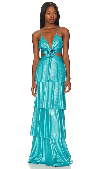 Prism Dress in Turquoise | Revolve Clothing (Global)