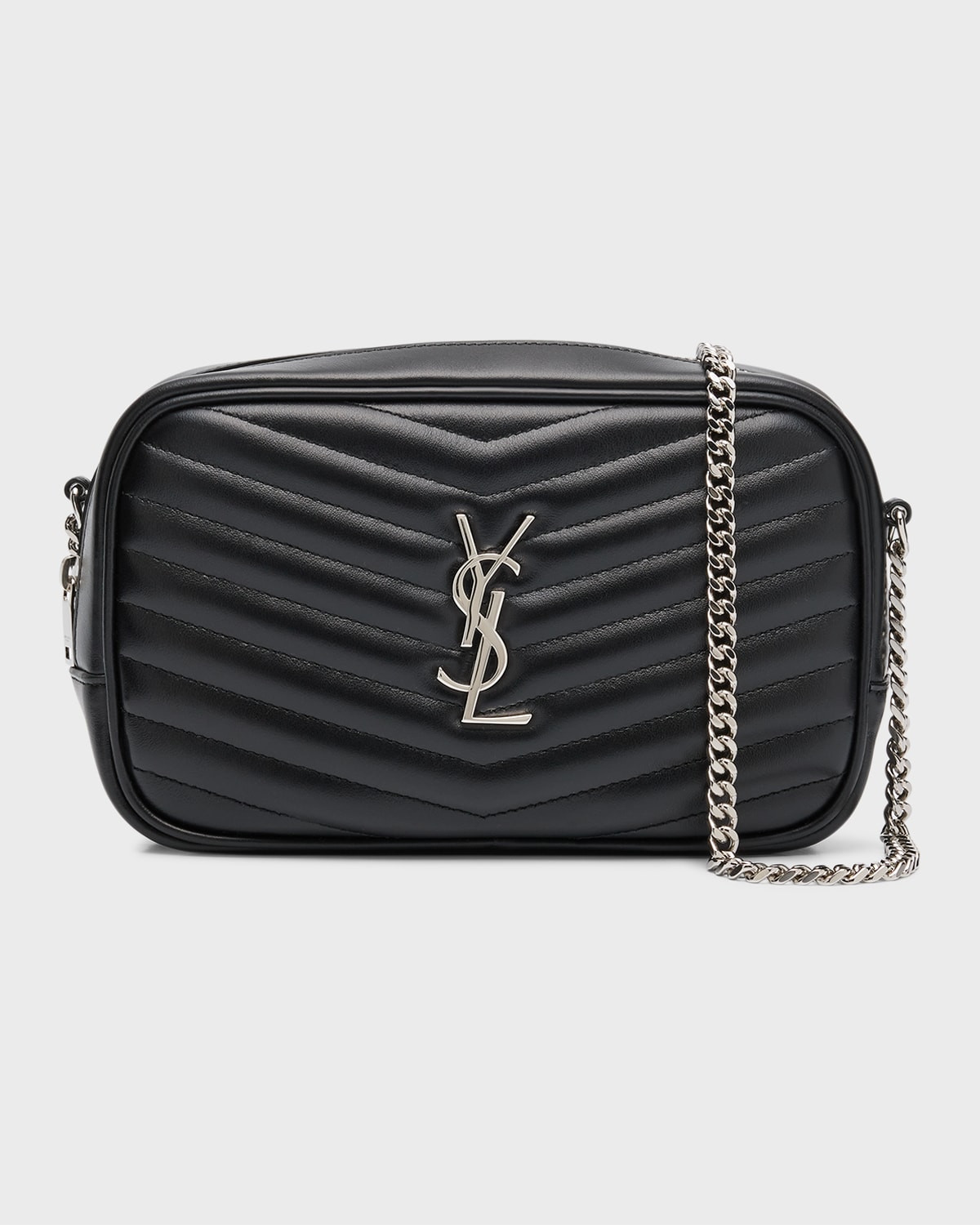 Lou Mini YSL Camera Bag in Smooth Quilted Leather | Neiman Marcus