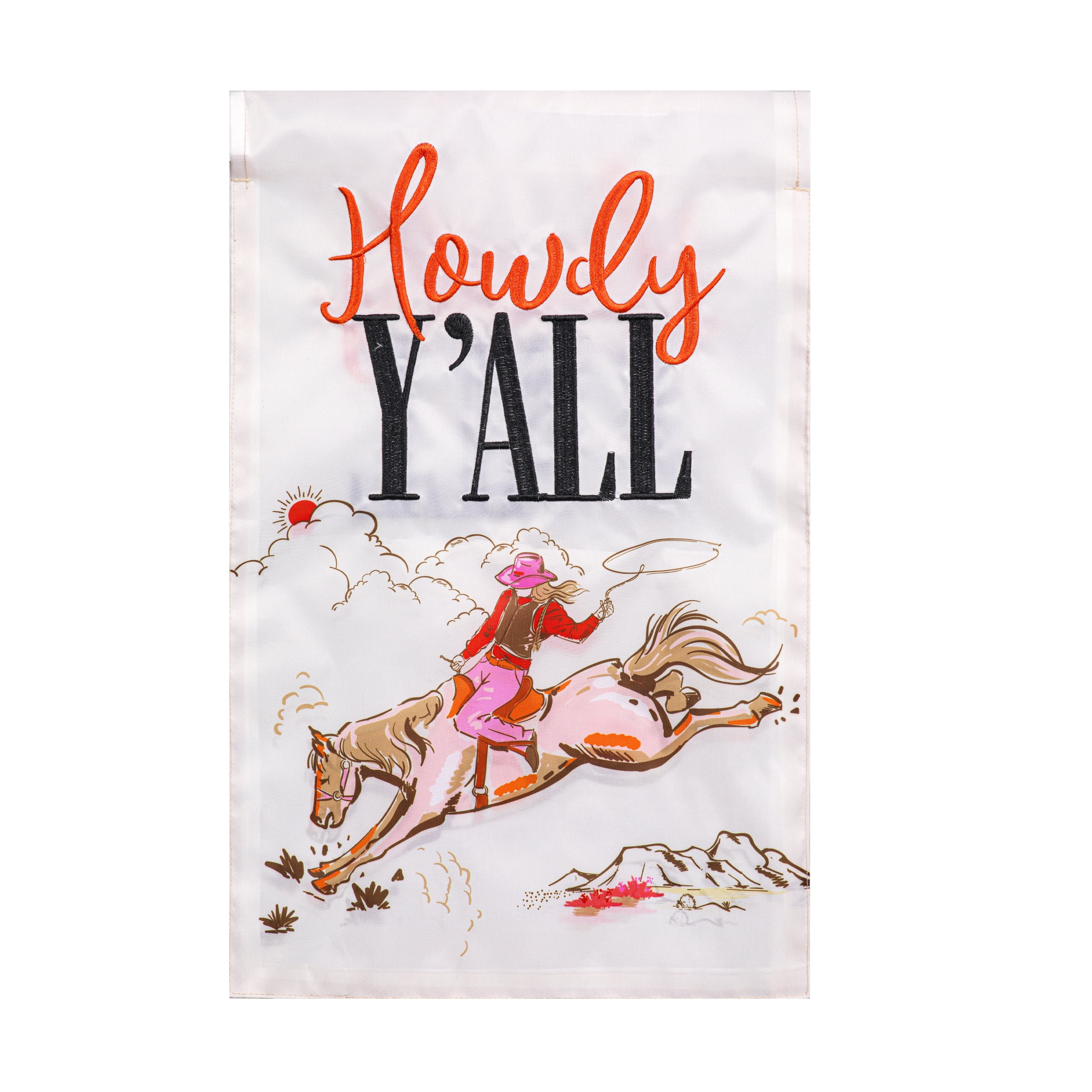 Meadow Creek 11.5" x 18" Spring Rodeo Outdoor Yard Flag | Walmart (US)