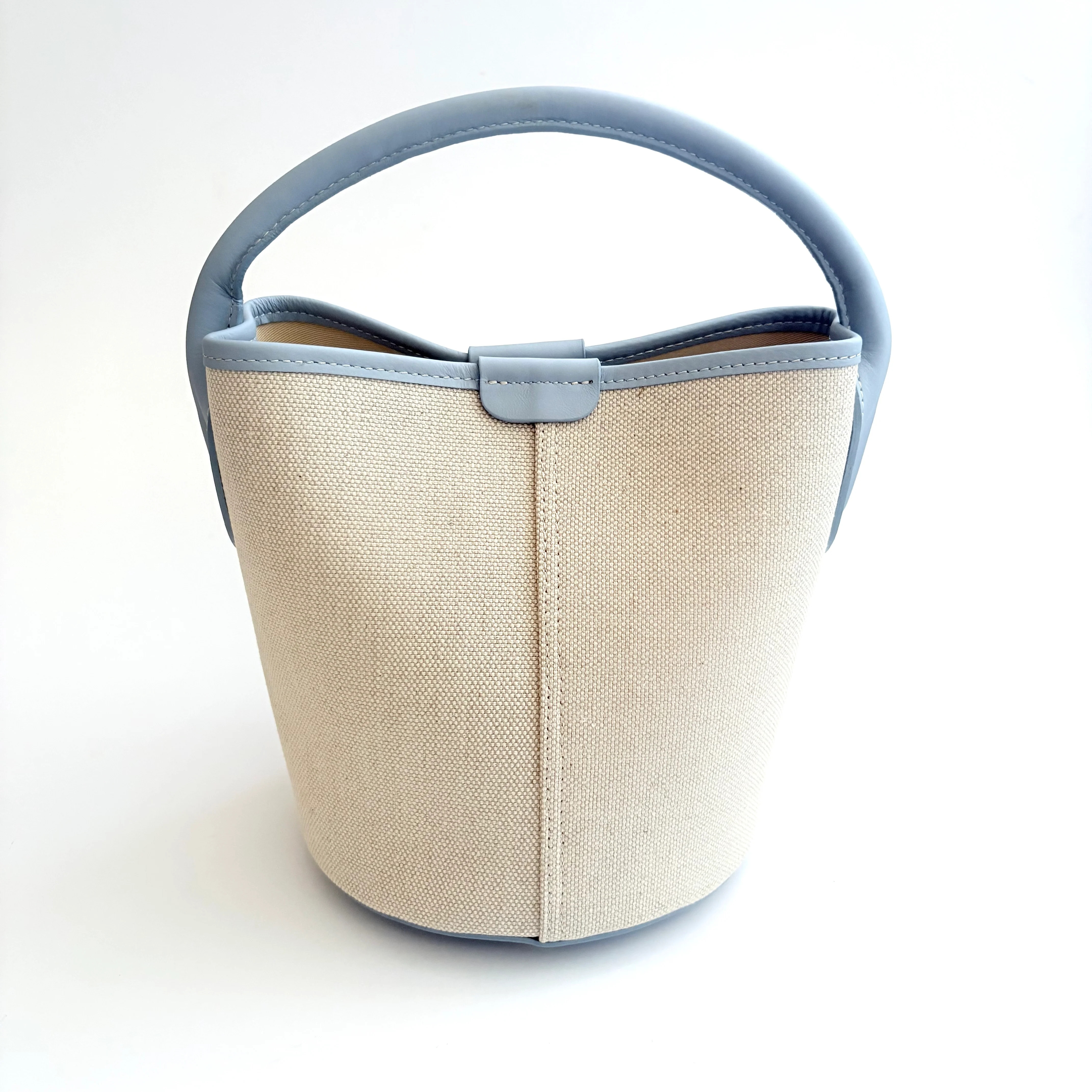Light Blue Canvas City Bag | Colores Collective