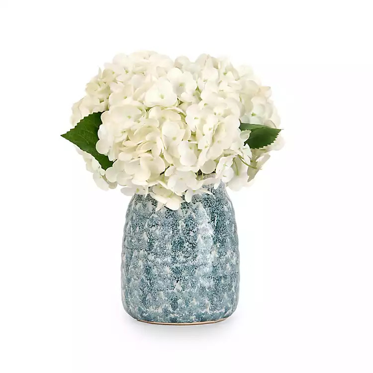 New! Hydrangea Blue Vase Arrangement | Kirklands