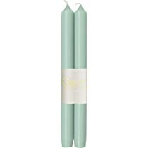 Caspari - 10-Inch Taper, Dripless, Smokeless, Candlesticks, Turquoise, Set of 2 | Amazon (US)