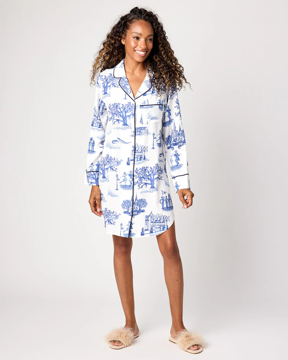 New Orleans Toile Sleep Shirt | Katie Kime Inc