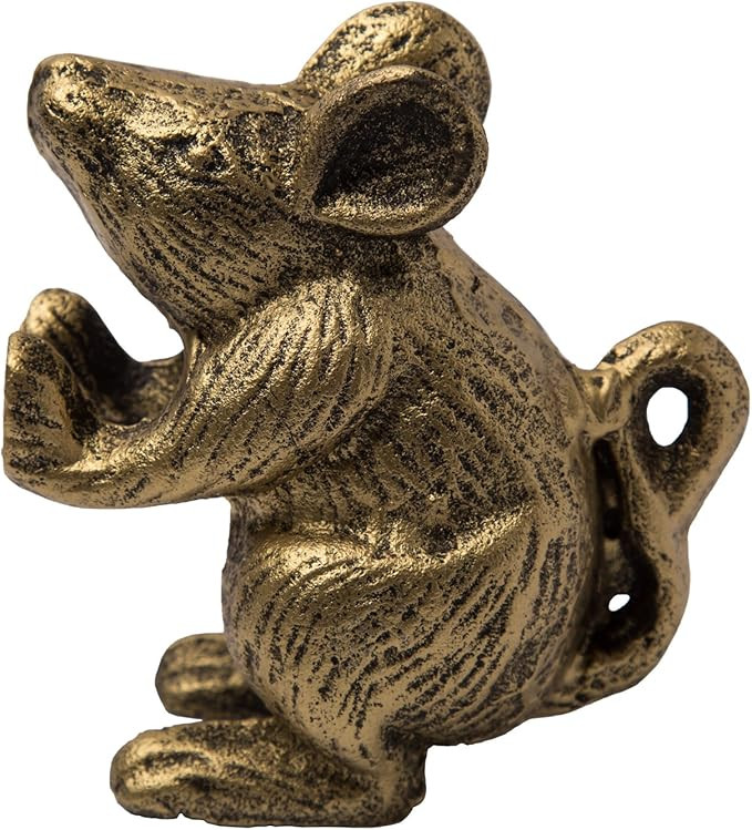 Cast Iron Mouse Door Stop by Comfify- Decorative Vintage Rustic Door Stop - Stop Your Bedroom, Ba... | Amazon (US)