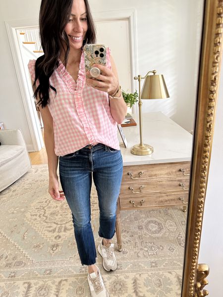 Top is new arrival at J.Crew Factory and on sale!

fashion clothes jeans sneakers gingham spring summer easter vacation sale new balance mother denim

#LTKstyletip #LTKunder50 #LTKsalealert