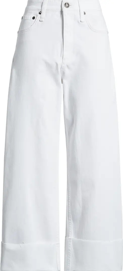 Andi Raw Hem High Waist Wide Leg Jeans | Nordstrom