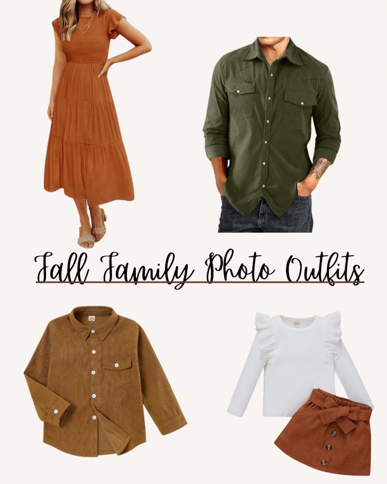 Fall Family Photo Outfits 🍂 Color coordination is stunner in family photos! Especially these colors when the leaves are changing  

#LTKFindsUnder50 #LTKFamily #LTKSeasonal