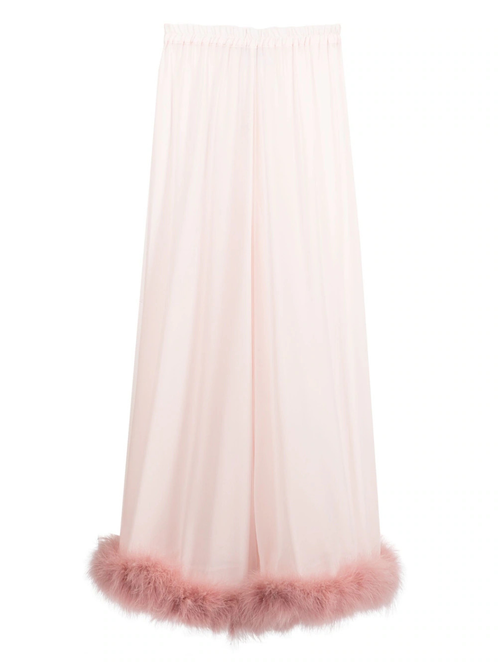 Sleeper feather-trim pyjama trousers - Pink | Farfetch Global