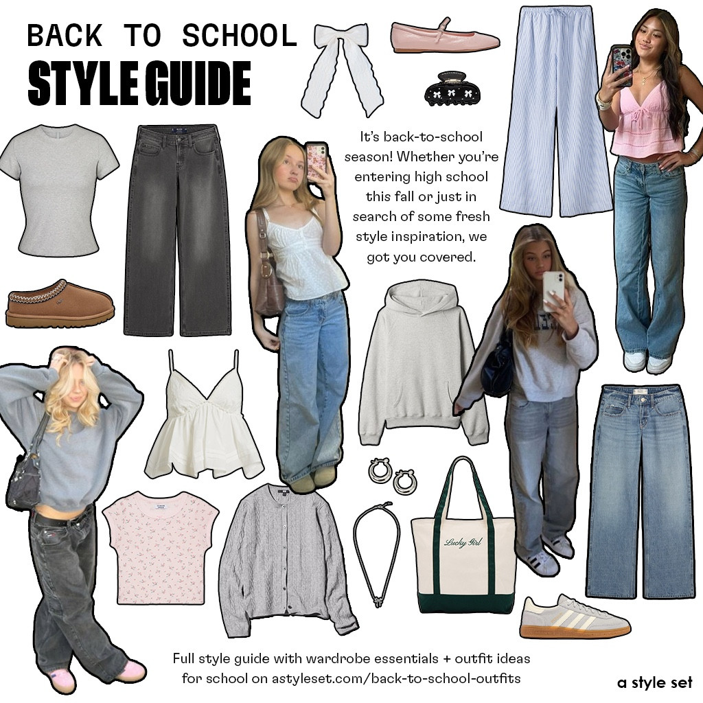 our back to school style guide is live on astyleset.com/back-to-school-outfits 💘

Shop our back-to-school style guide complete with cute and casual school outfit ideas and wardrobe essentials. Whether you’re entering high school this fall or just in search of some fresh style inspiration, we got you covered. 

#LTKBacktoSchool #LTKStyleTip #LTKSeasonal