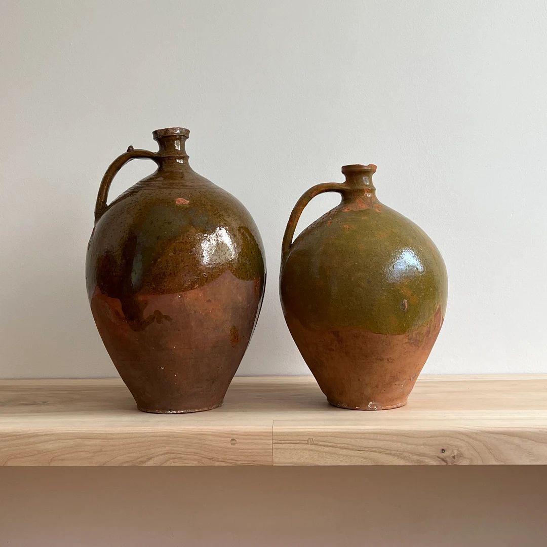 Ancient Clay Pot Antique Clay Vessel Rustic Ceramic Bowl - Etsy | Etsy (US)