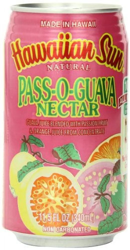 Hawaiian Sun Pass-O-Guava Nectar, 11.5 oz., 6 Count | Walmart (US)