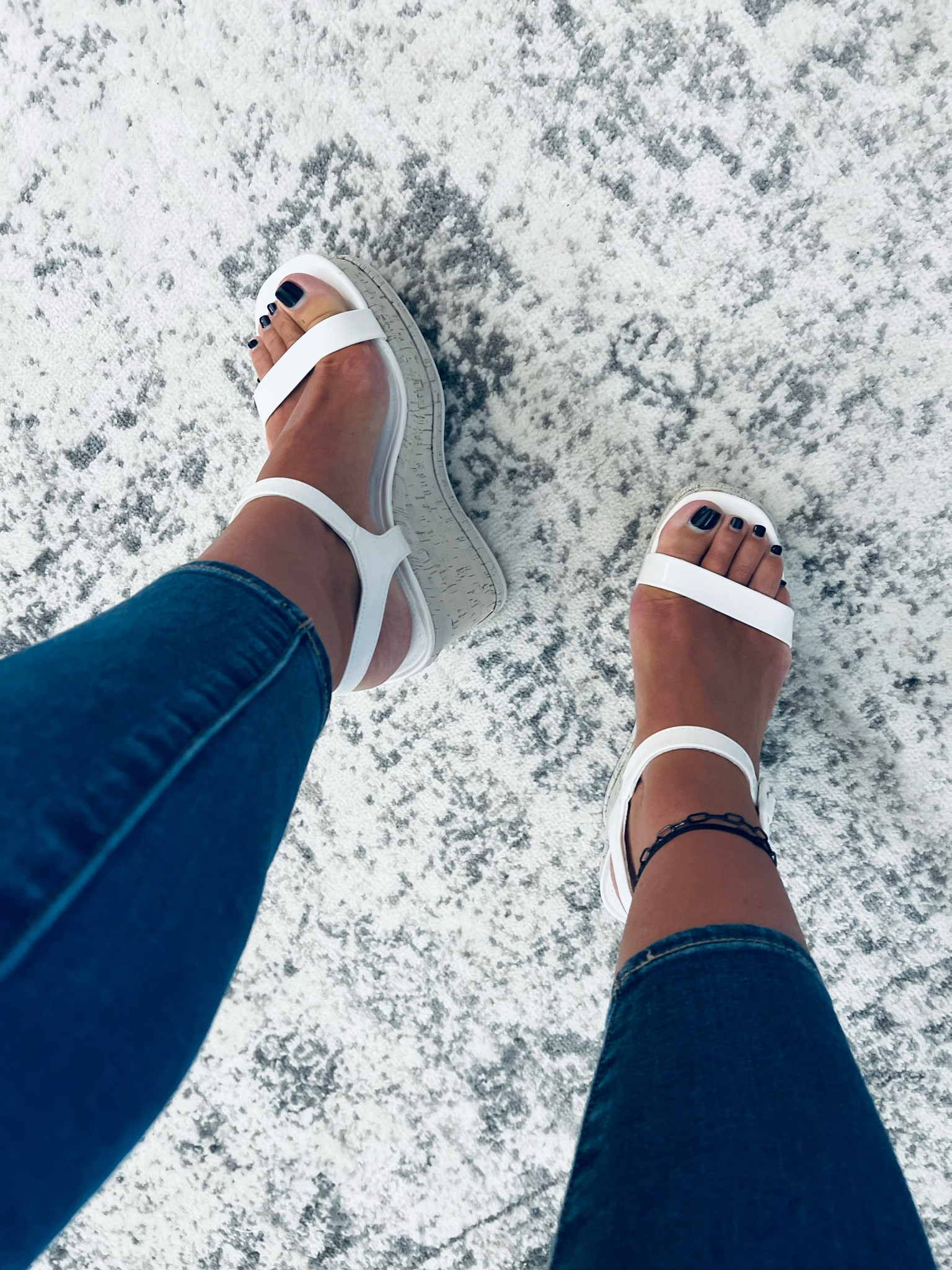 y’all these wedges are sooooo comfy & look how adorable they are! 🤍 and they are under $30!! 

#LTKshoecrush #LTKsalealert #LTKstyletip