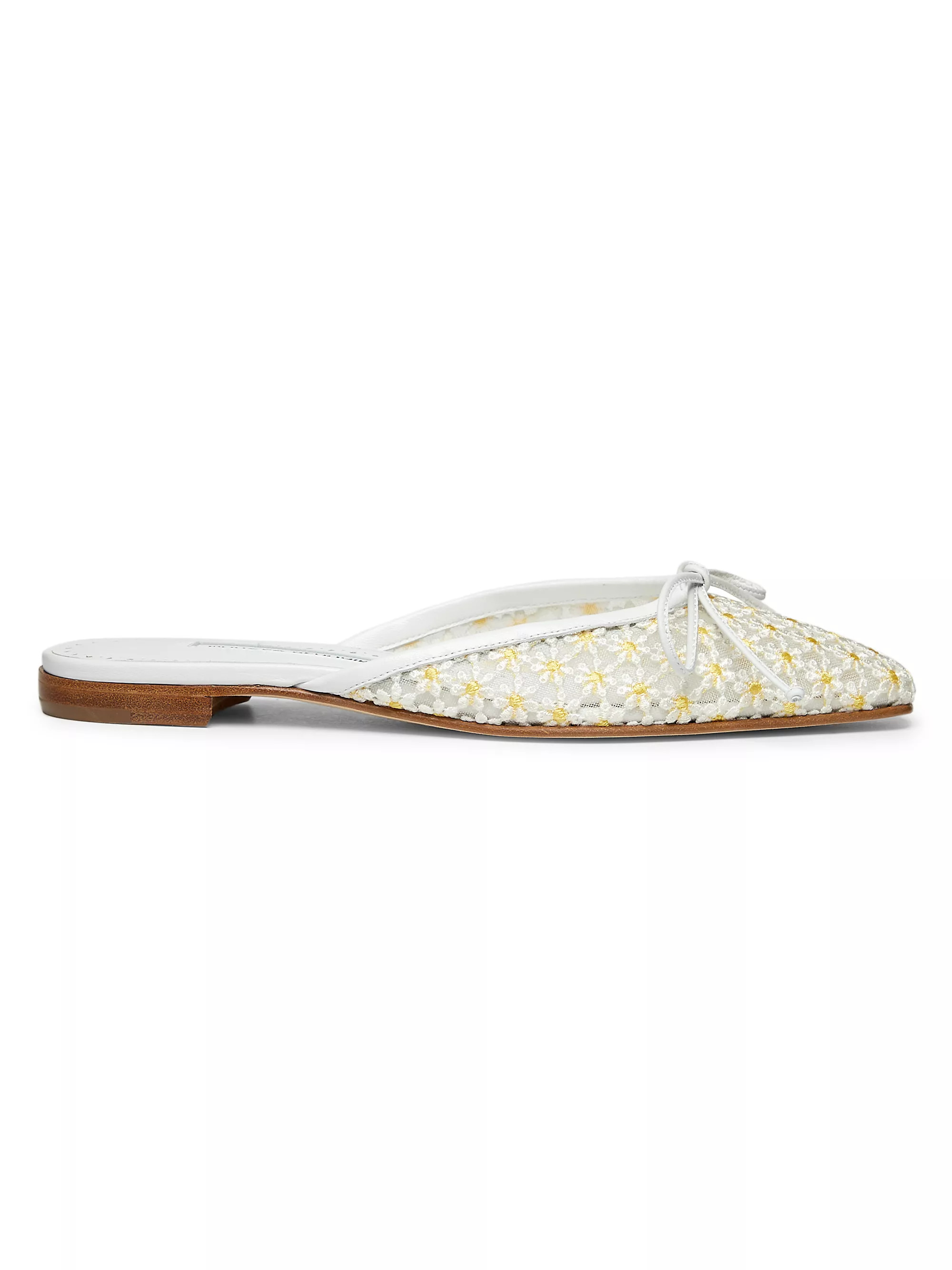 Ballerimu Leather-Trimmed Mules | Saks Fifth Avenue