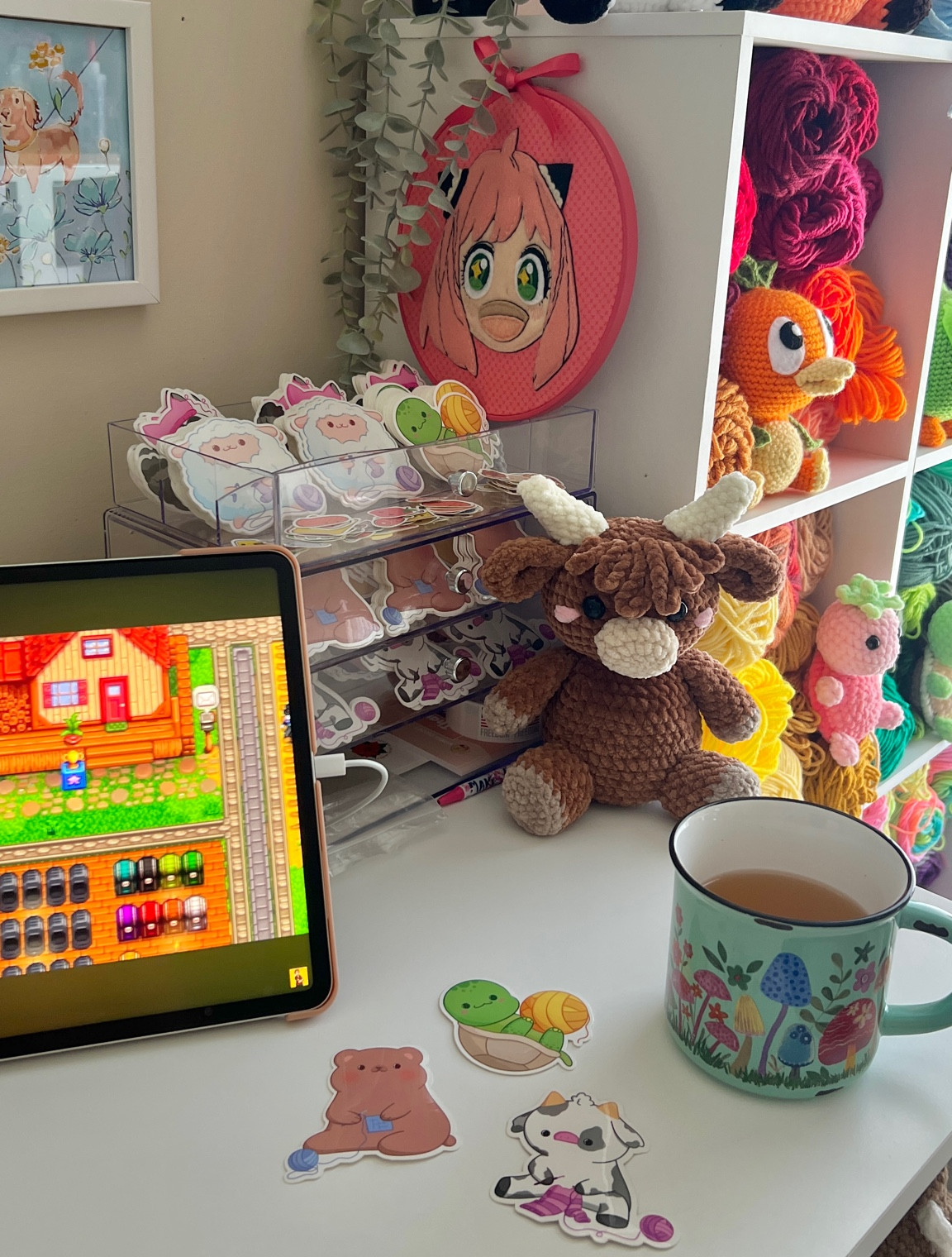 Mornings in the craft room 🥰💖

#LTKHome