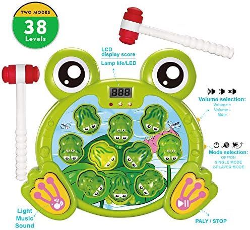 YEEBAY Interactive Whack A Frog Game, Learning, Active, Early Developmental Toy, Fun Gift for Age... | Amazon (US)