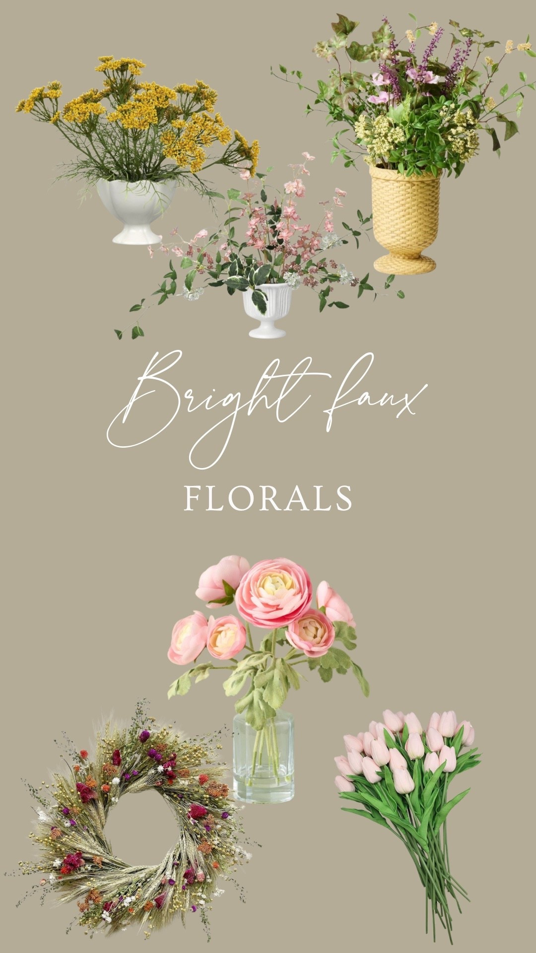 Springtime calls for all the pretty, bright colors! These faux florals will make your home feel welcoming & cozy🌸🌼

#LTKSeasonal #LTKHome