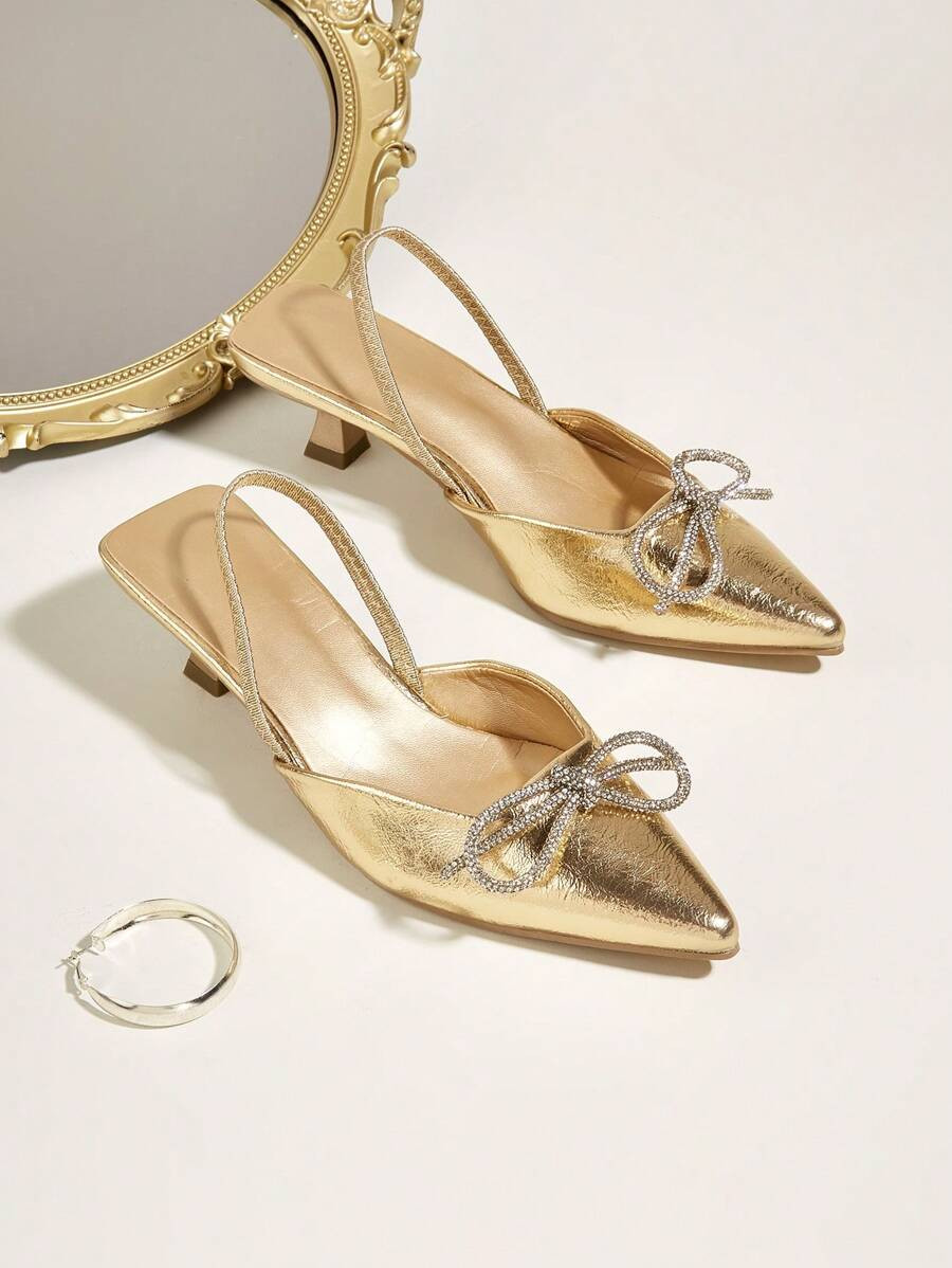 Women's Pointed Toe High Heel Shoes With Elegant For Autumn And Winter | SHEIN