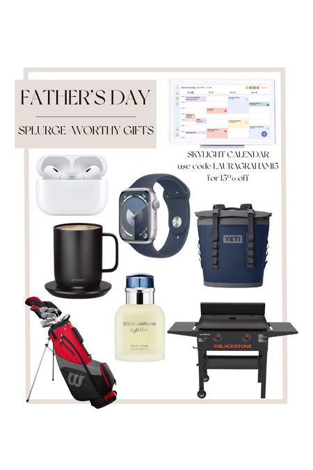 Father’s Day 2024 - gifts to splurge on!!! 👨🏻👏 Spoil the dad in your life this year with any of these amazing gifts! Whether he’s a homebody or loves to be on-the-go, there’s something for everyone!

Want to get him something that secretly benefits you too? The Skylight Calendar is PERFECT for keeping the whole fam organized. Go to skylightcal.com/lauragraham15 and use code LAURAGRAHAM15 for 15% off 🎁✨

#LTKHome #LTKGiftGuide #LTKMens