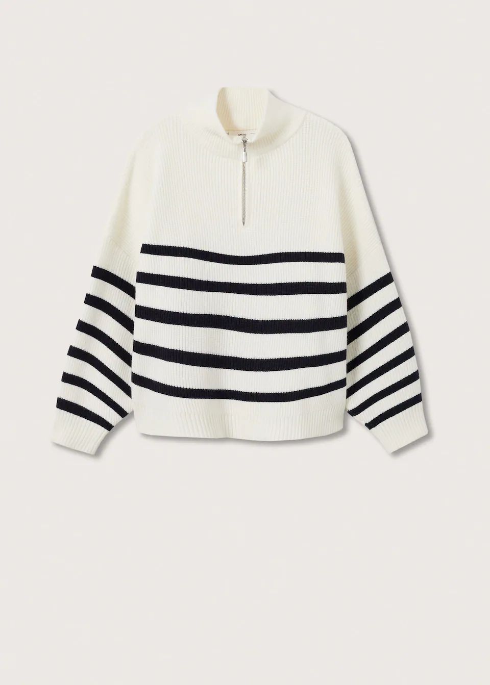 Striped knit sweater -  Women | Mango USA | MANGO (US)